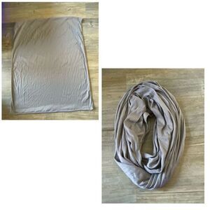 Thick Light Gray Infiniti Scarf by Charlotte Russe